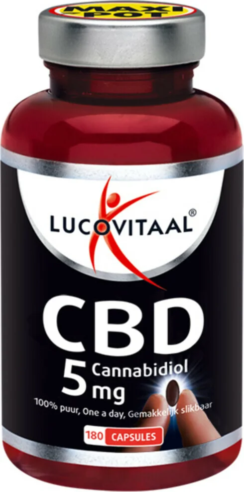 2x Lucovitaal CBD Cannabidiol 5 mg 180 capsules