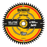 DeWALT Cirkelzaagblad voor Hout | Extreme | Ø 184mm Asgat 16mm 60T - DT1670-QZ