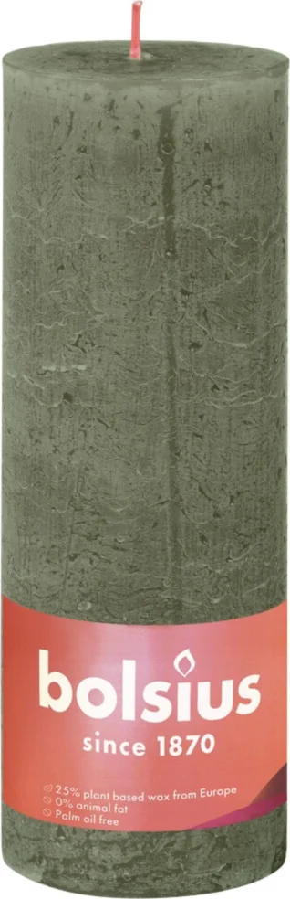 Bolsius Stompkaars Olive 19 cm