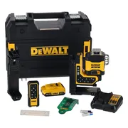 DeWALT DCLE34035D1 Accu groene lijnlaser met afstandsbediening 18V XR 2.0Ah in TSTAK