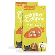 2x Edgard & Cooper Hondenvoer Droog Plantaardig Wortel - Courgette 7 kg