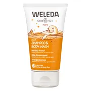 WELEDA Kids 2in1 Shampoo & Body Wash Blije Sinaasappel 150 ml