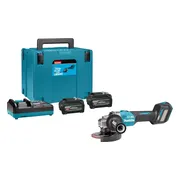 Makita GA023GU201 Accu haakse slijper 125mm XGT 40V Max 4.0Ah in Mbox