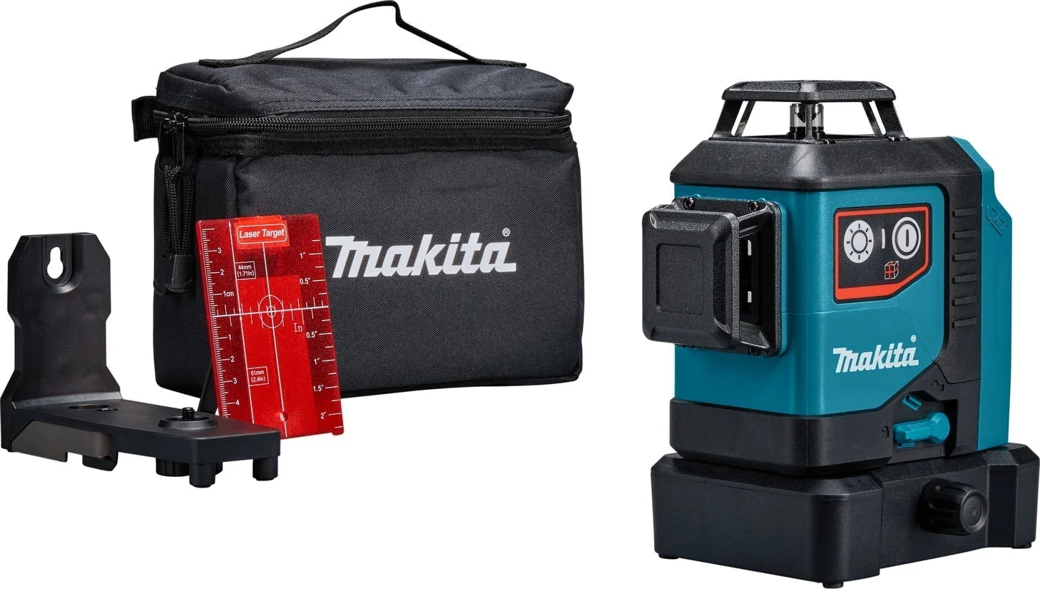 Makita SK700D Accu Kruislijnlaser 12V Max rood 3x 360° Basic Body