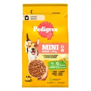 4x Pedigree Adult Hondenbrokken Mini Kip 1,4 kg