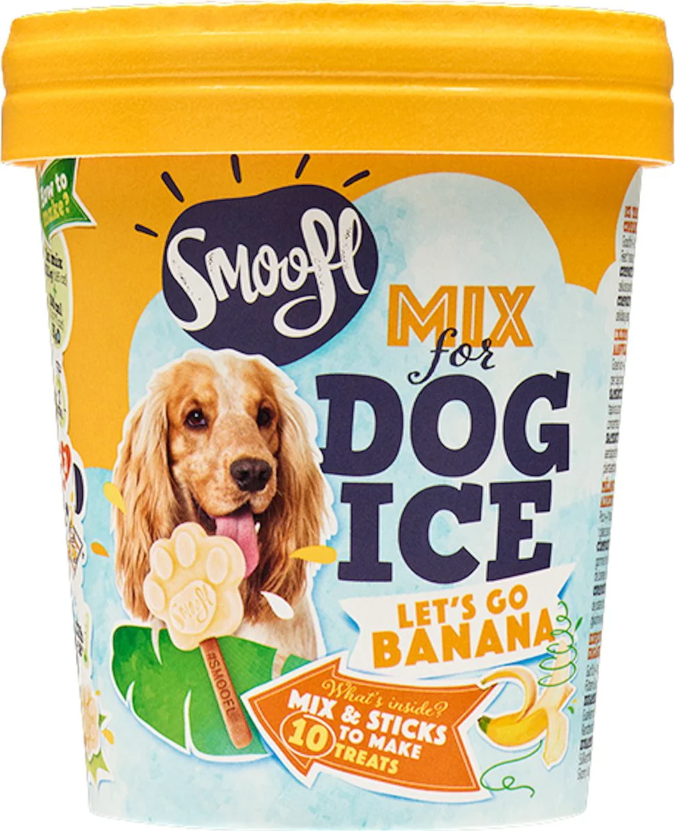 Smoofl Honden IJsmix Banaan 160 gr