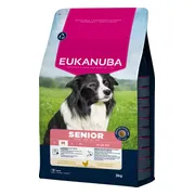 3x Eukanuba Hondenvoer Droog Life Care Dog Senior Medium Kip 3 kg