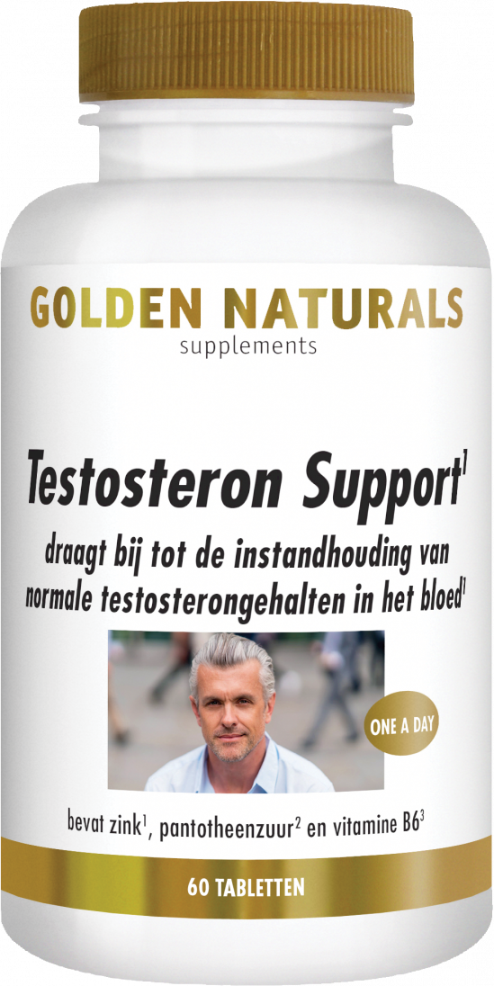 Golden Naturals Testosteron Support Vegan 60 tabletten