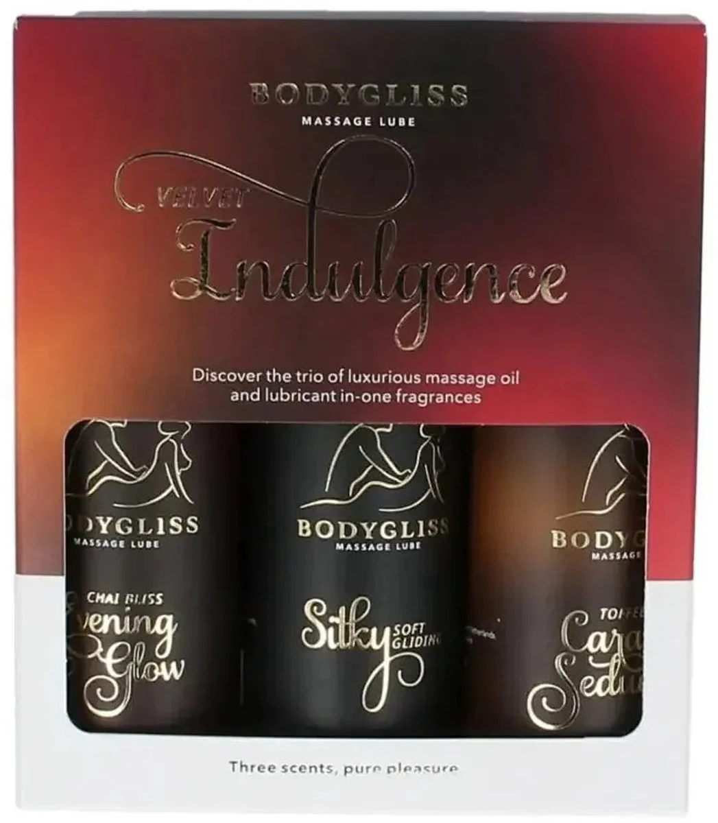 Bodygliss Massage Lube Velvet Indulgence Giftset