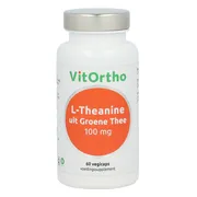 VitOrtho L-Theanine uit Groene Thee Vegicaps 60VCP