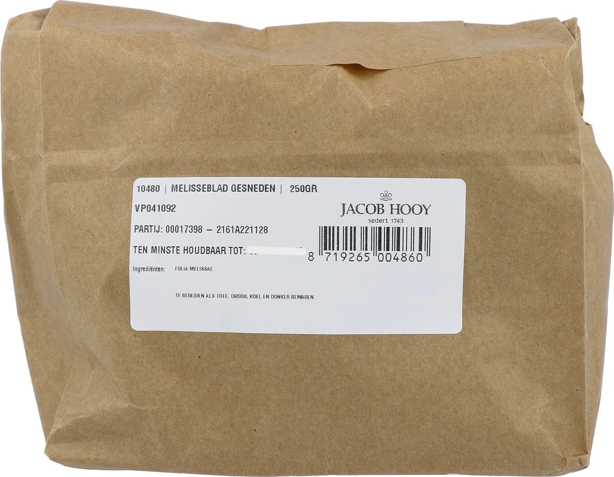 Jacob Hooy Melisseblad Gesneden 250GR