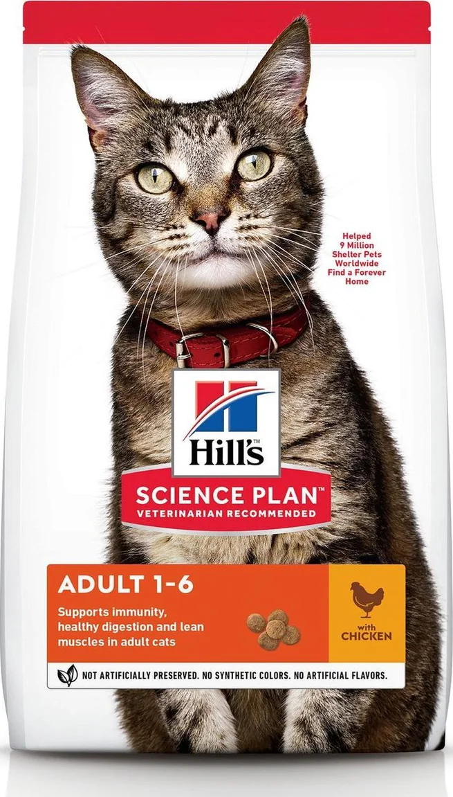 Hill's Science Plan Kattenvoer Adult Kip 1,5 kg