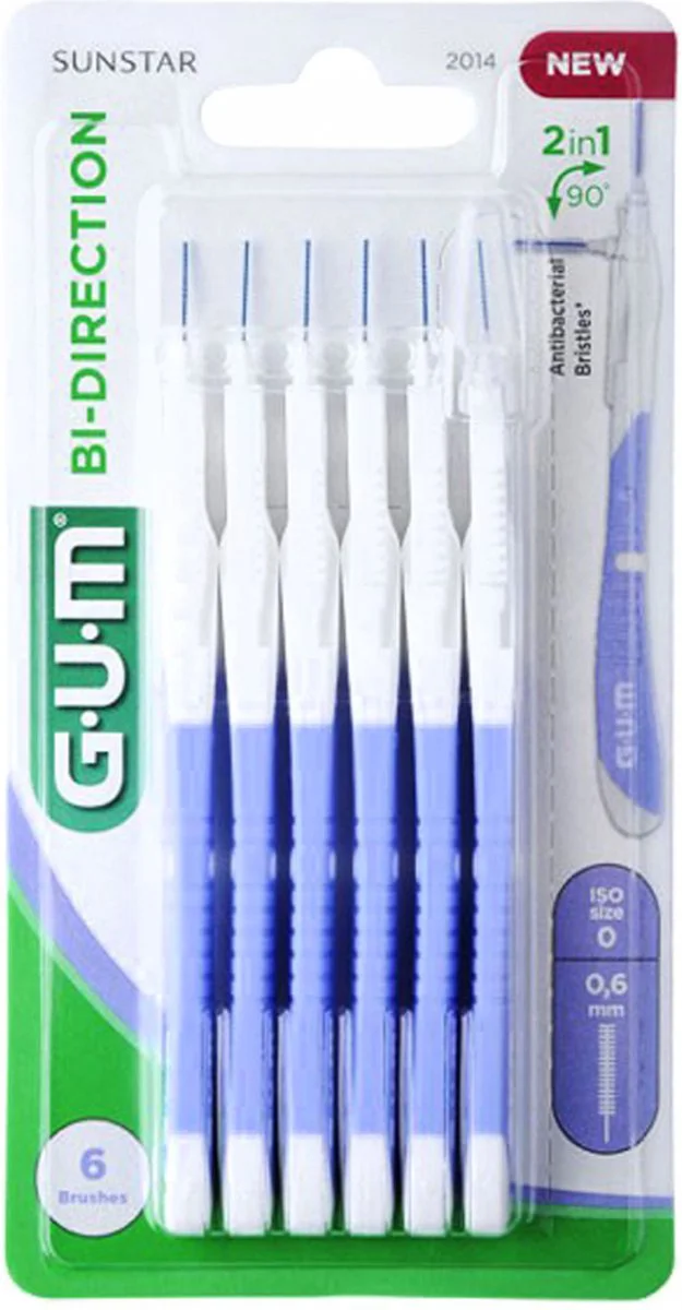 GUM Bi-Direction Ragers 0.6 mm 6ST