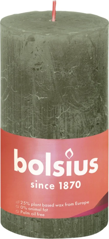 Bolsius Stompkaars Olive 13 cm