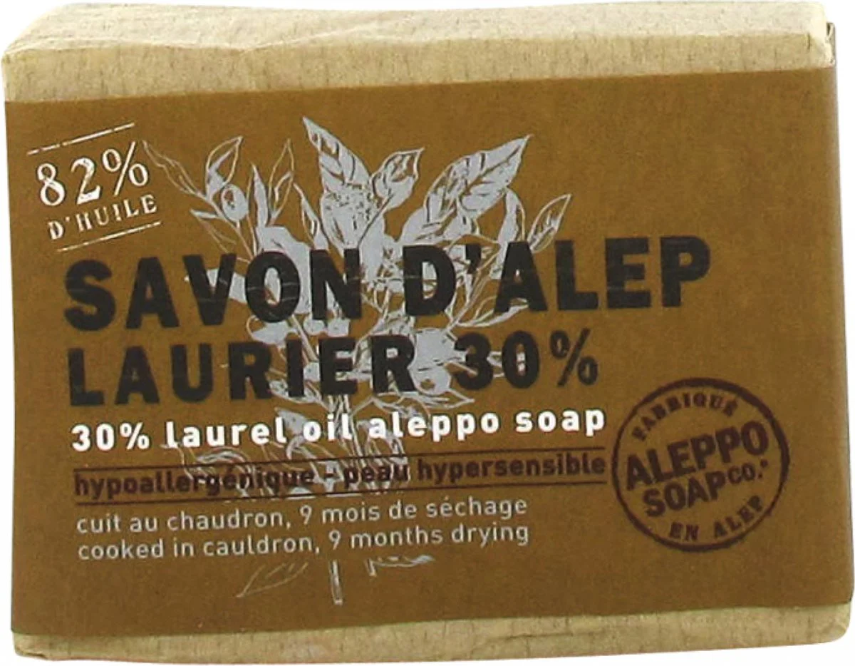 Aleppo Soap Co Savon D'Alep Zeep met 30% Laurier 200GR