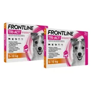 2x Frontline Tri-Act Anti Vlooien en Teken Druppels S 3 pipetten