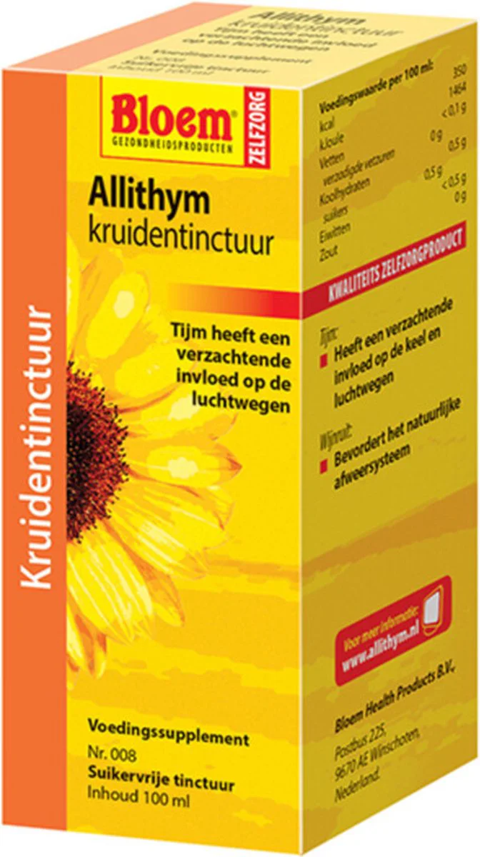 Bloem Allithym Druppels 100ML