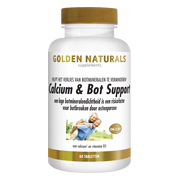 Golden Naturals Calcium & Bot Support Vegan 60 tabletten