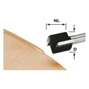 Festool HW D 19/16 S8 OFK 700 Freesbit Kantenfrees S 8mm 19,0x16,0mm - 491666