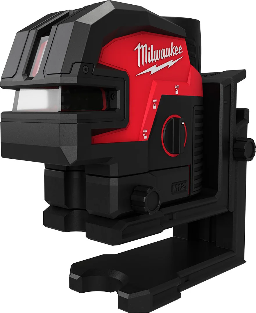 Milwaukee M12 CLL4P-0C Accu kruislijnlaser met 4 punten 12V Basic Body in koffer - 4933479202