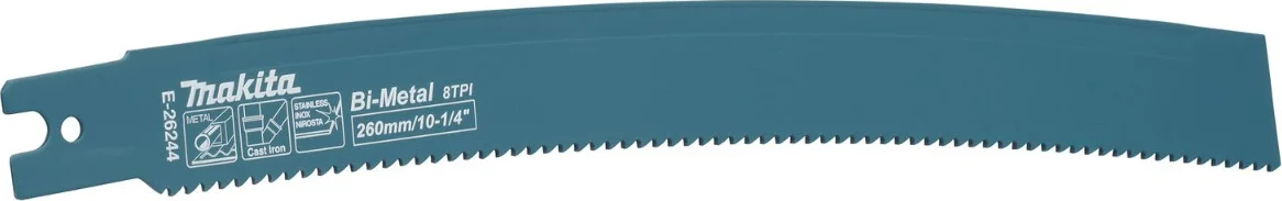 Makita E-26244 Reciprozaagblad gebogen voor staal 235mm VE=5