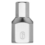 Milwaukee Bitdop 1/4″ 6 mm zeskant - kort - 4932500478