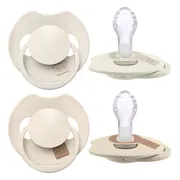 Difrax LOVI Prime Pacifier 18+ Months - Coconut/Ivory 2ST