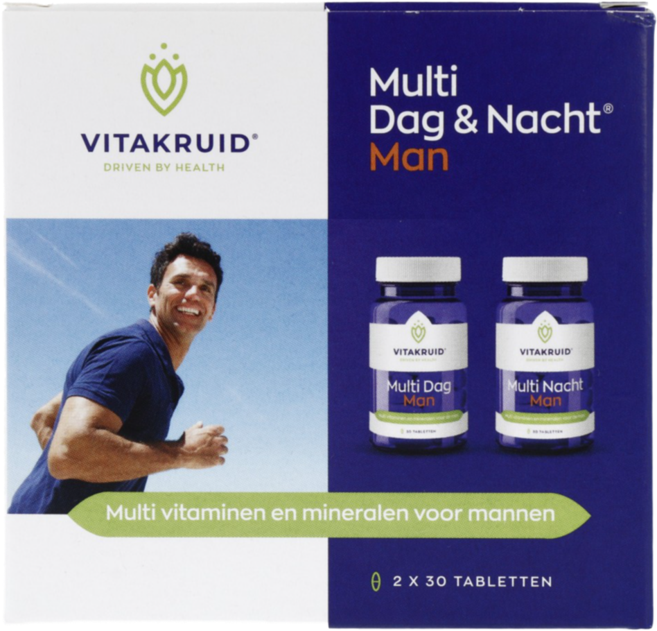 Vitakruid Multi Dag & Nacht Man 60 tabletten