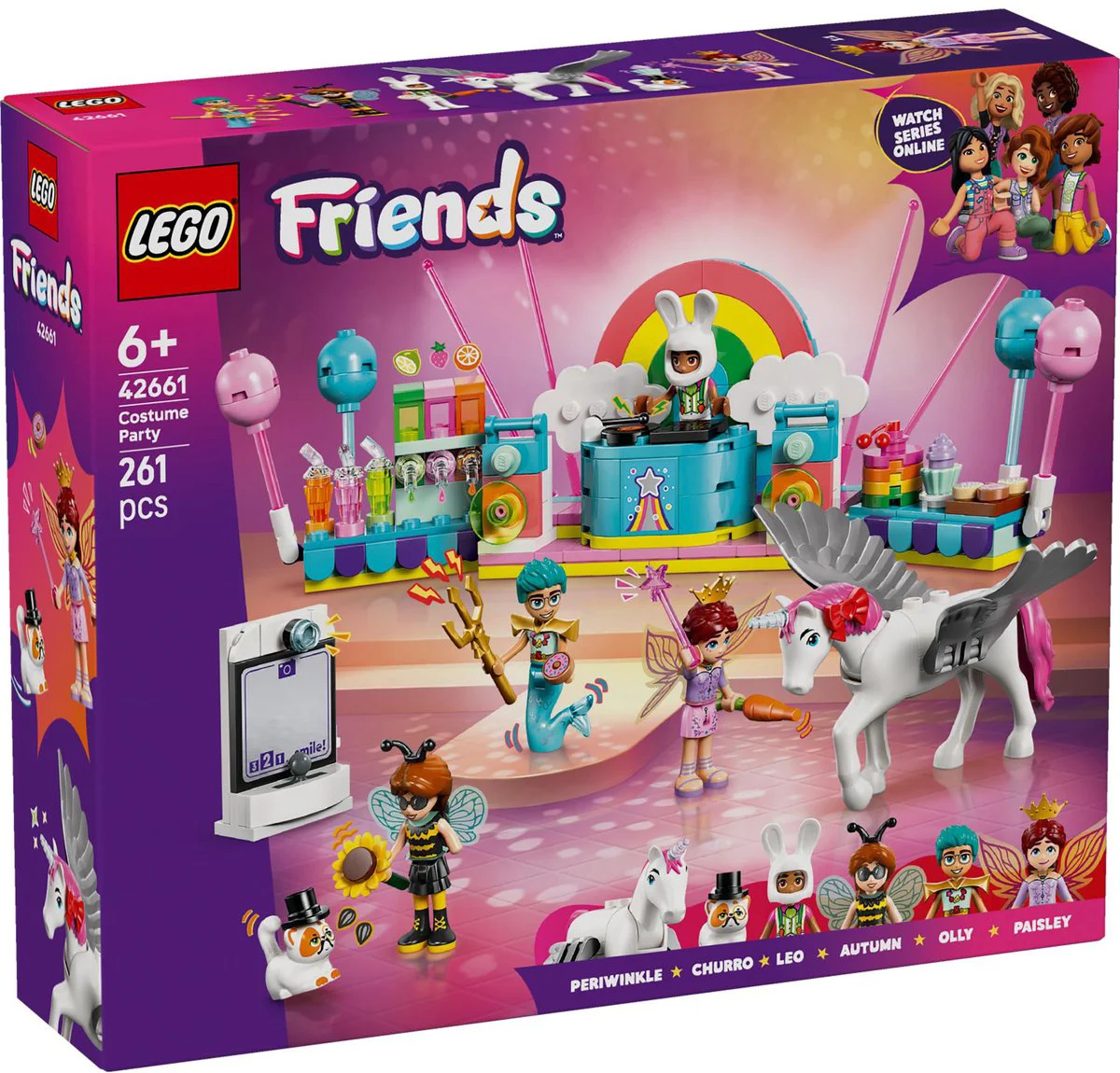 LEGO Friends Verkleedfeestje met Eenhoorn en Fee 42661