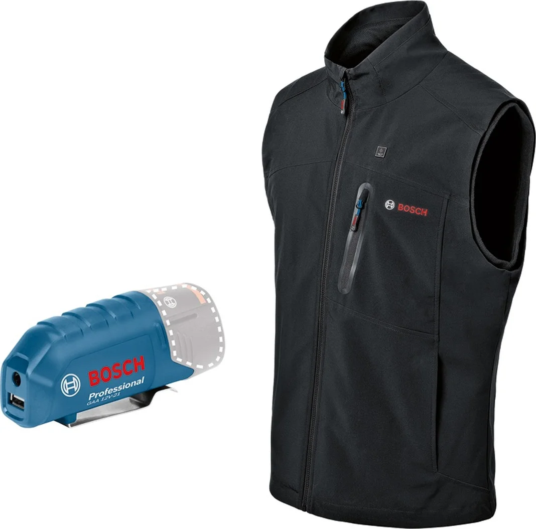 Bosch Professional PRO GHV 12+18V XA M Verwarmde bodywarmer zwart - 06188000EB