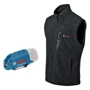 Bosch Professional PRO GHV 12+18V XA M Verwarmde bodywarmer zwart - 06188000EB