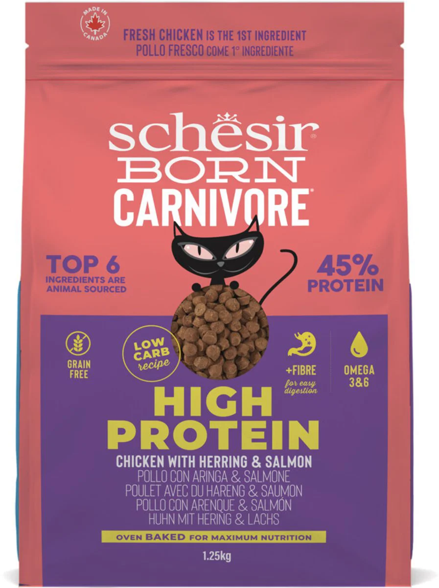 Schesir Born Carnivore Kattenvoer Chicken & Herring 1,25 kg