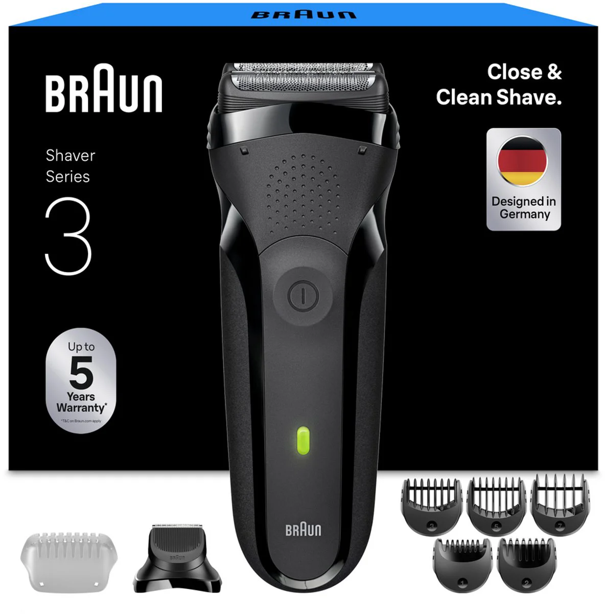 Braun Series 3 300BT Grijs