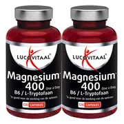 2x Lucovitaal Magnesium 400 met l-tryptofaan 120 capsules