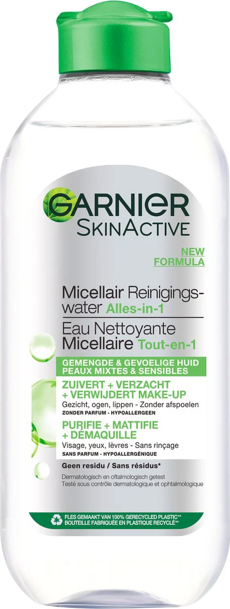 Garnier SkinActive Micellair Reinigingswater voor Gemengde Huid 400 ml