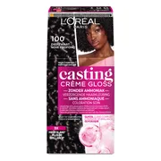 6x L'Oréal Casting Crème Gloss Semi-Permanente Haarkleuring 100 Zwart