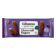 Consenza Gluten Free Choco Teff Fingers 108GR