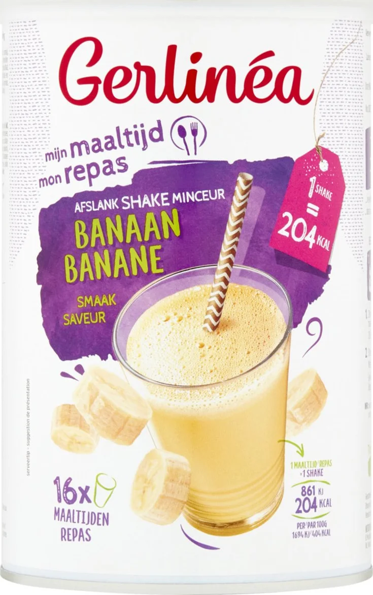 Gerlinea Milkshake Banaan 436 gr