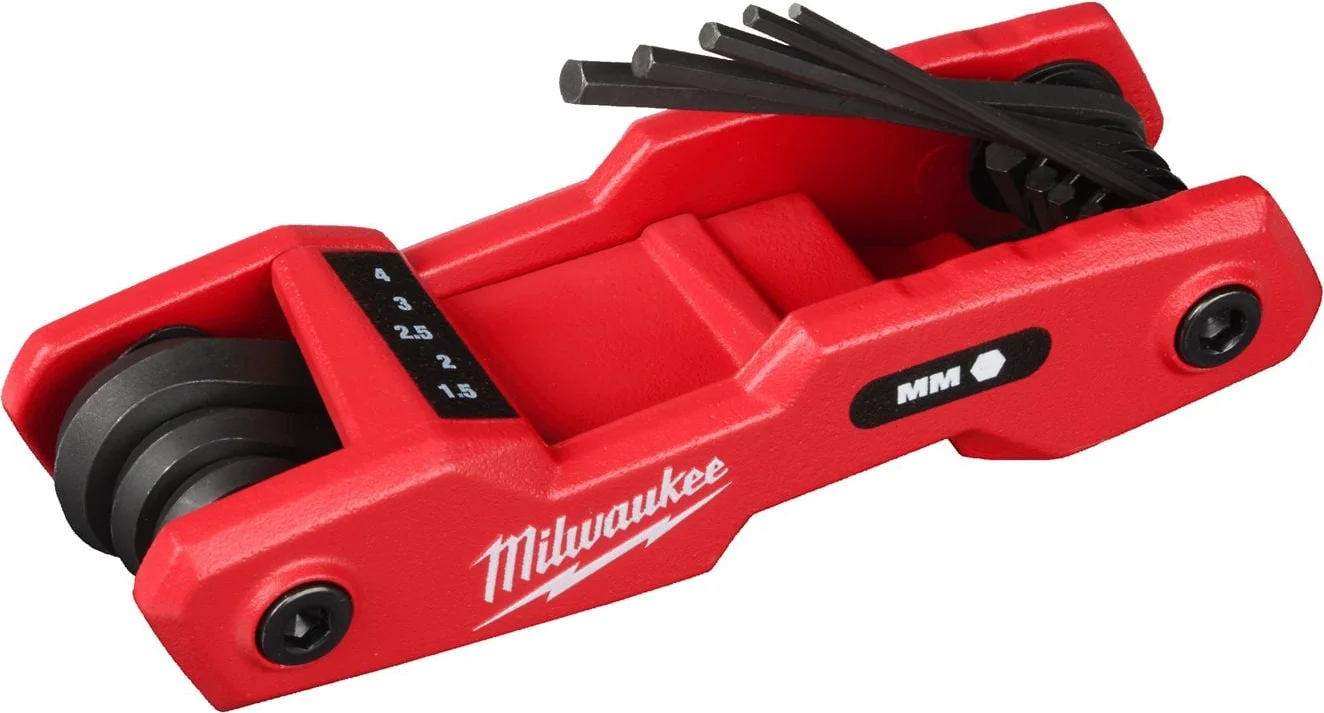 Milwaukee Inbussleutel set vouwbaar (8-delig) - 4932480978