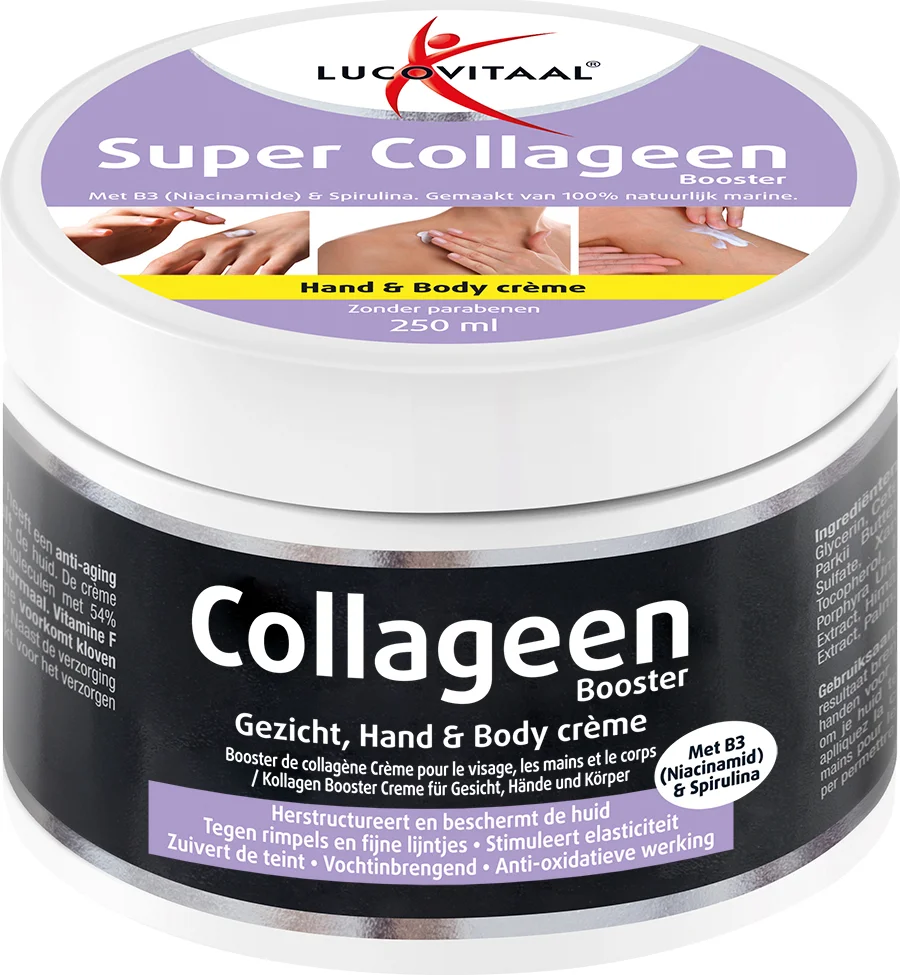 Lucovitaal Hand en Body Crème Collageen 250 ml