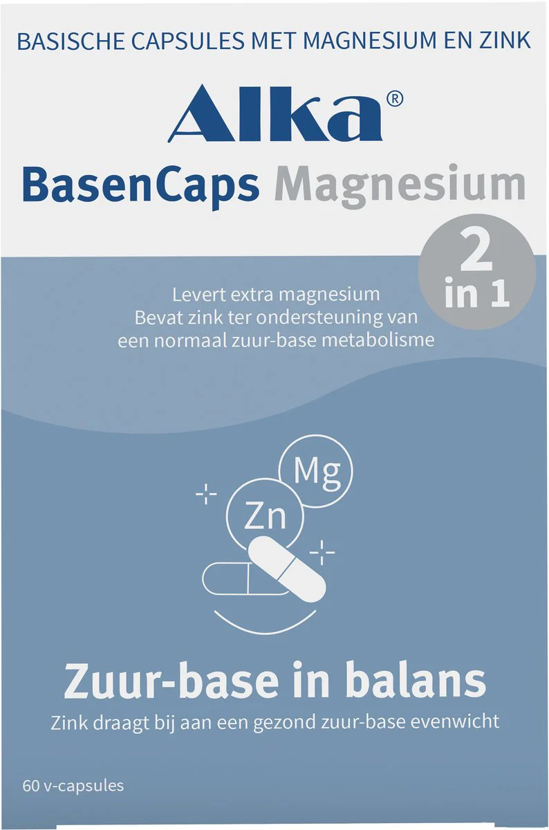 Alka BasenCaps Magnesium 2in1 Capsules 60CP