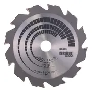 Bosch Professional Cirkelzaagblad PRO Construct Wood | Ø 160 x 2,6 x 20mm 12T - 2608640630