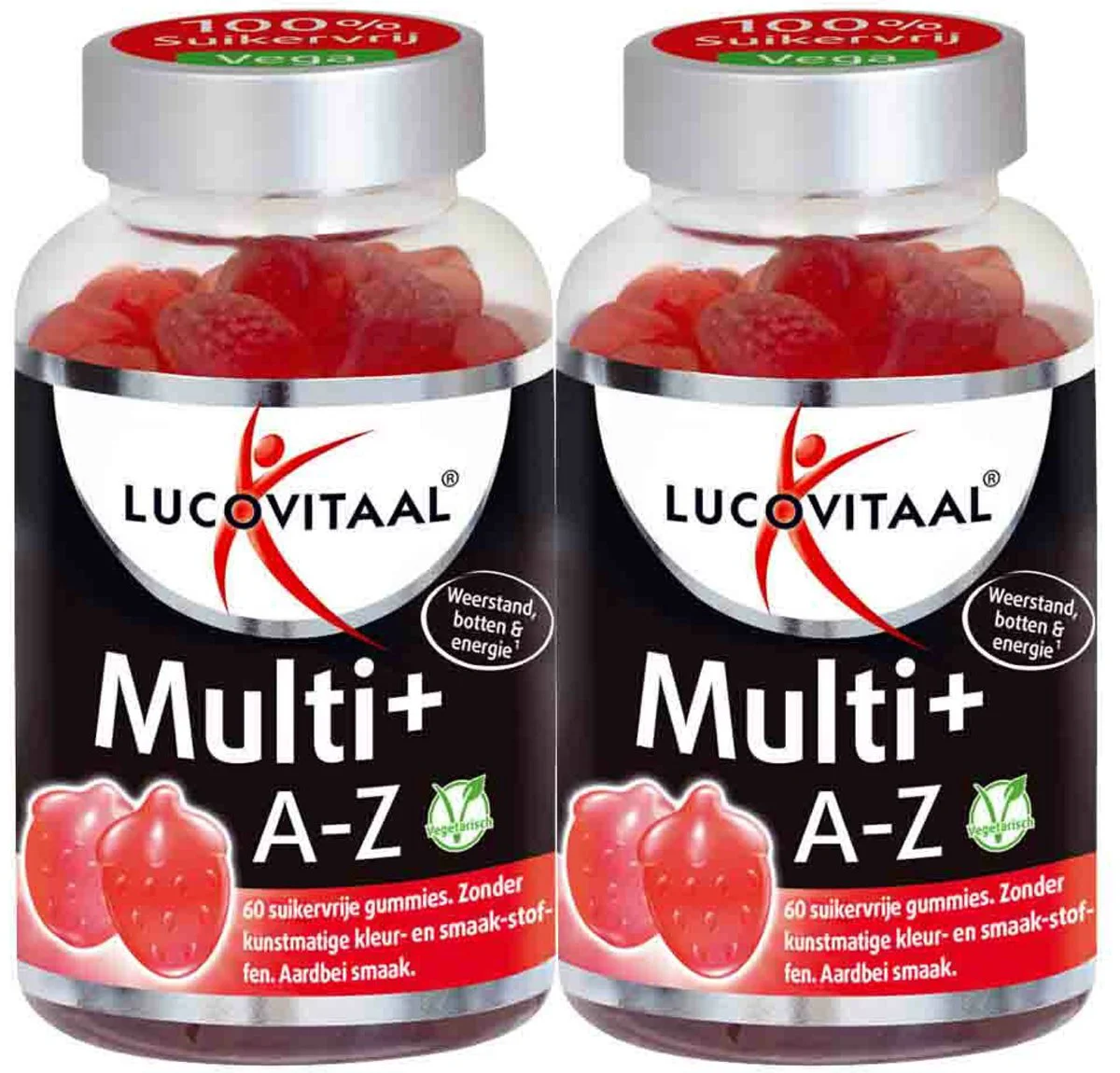 2x Lucovitaal Vitamine Gummies Multi+ A tot Z 60 Gummies