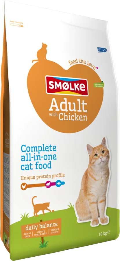 Smolke Kattenvoer Adult Kip 10 kg