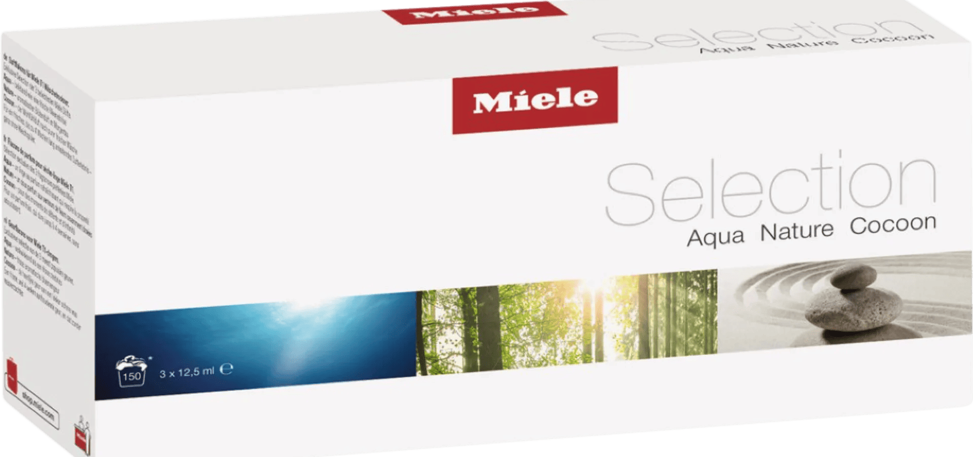 Miele Selection set Aqua, Nature, Cocoon geurflacons