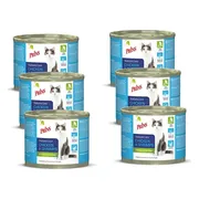 6x Prins NatureCare Kattenvoer Nat Kip & Garnaal 200 gr