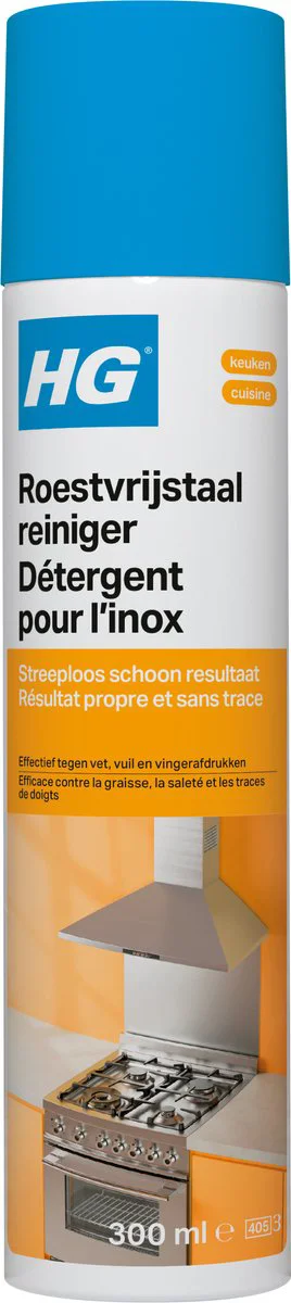 HG Roestvrijstaal Reiniger 300 ml