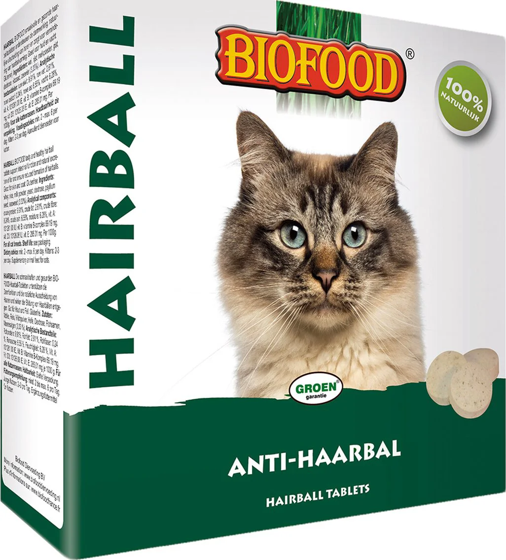 BF Petfood Anti Haarbal Tabletten 100 stuks