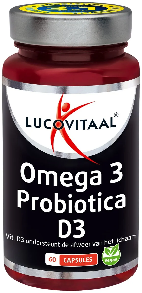 Lucovitaal Probiotica D3 Omega 3 60 capsules