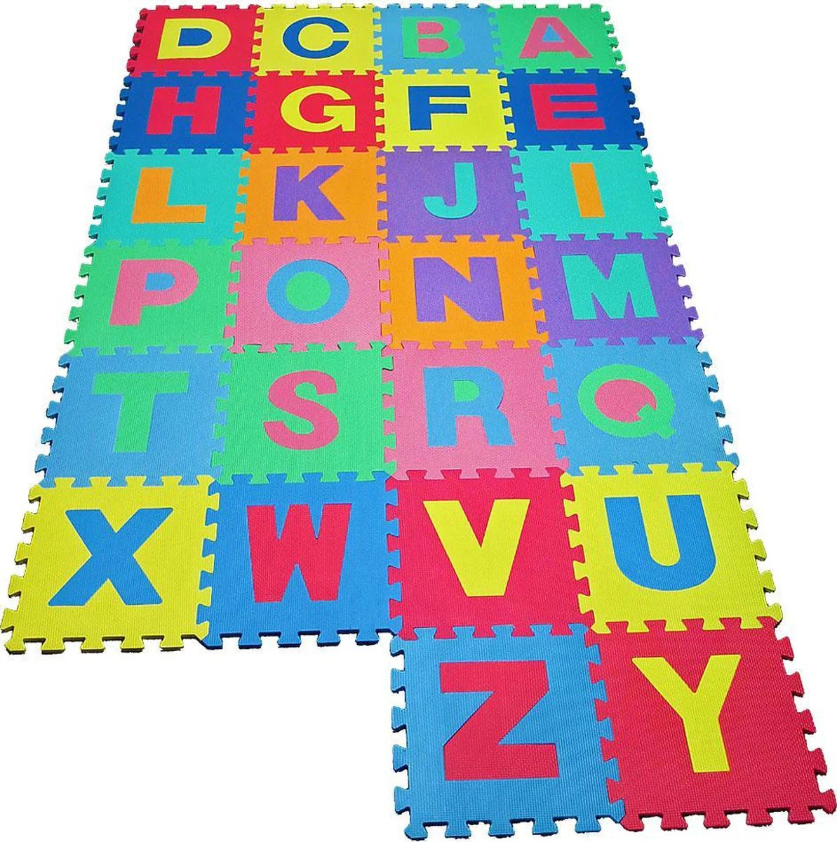 Kiduku - 4 stuks Puzzelmat - speelmat - 144 delige Foamtegels - Zwembadtegels - XXL foam